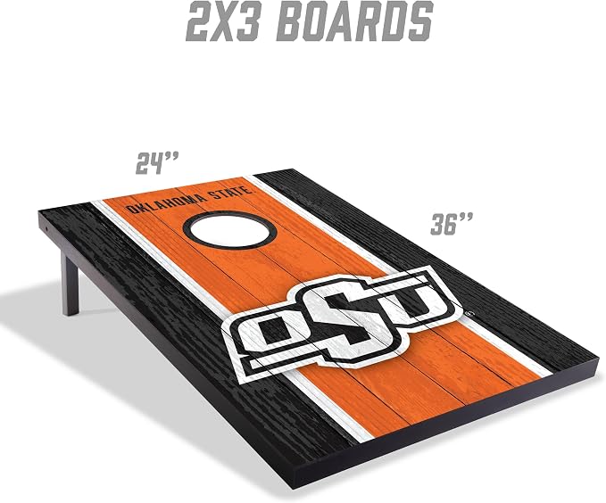 YouTheFan NCAA 2' x 3' Portable Cornhole Game with Logo Bags