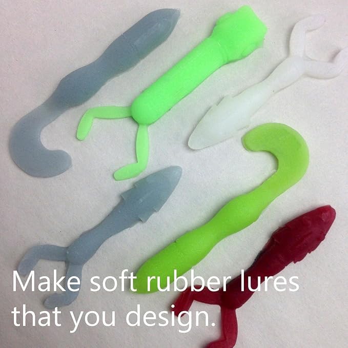 ComposiMold Make Your Own Soft Bait Fishing Lures KIT - 1 Piece - Custom Soft Bait Fishing Lure Kit