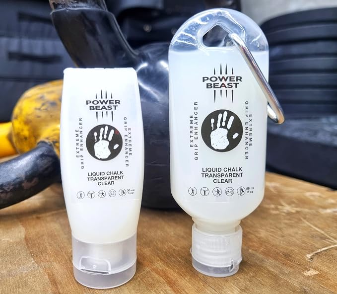 Clear Liquid Chalk, Non Sticky Grip Enhancer, Dry Hands, Transparent Liquid Chalk, Anti-Slip Solution, Dry Grip for Tennis, Golf, Pole Dancing, Gaming, and All Sports