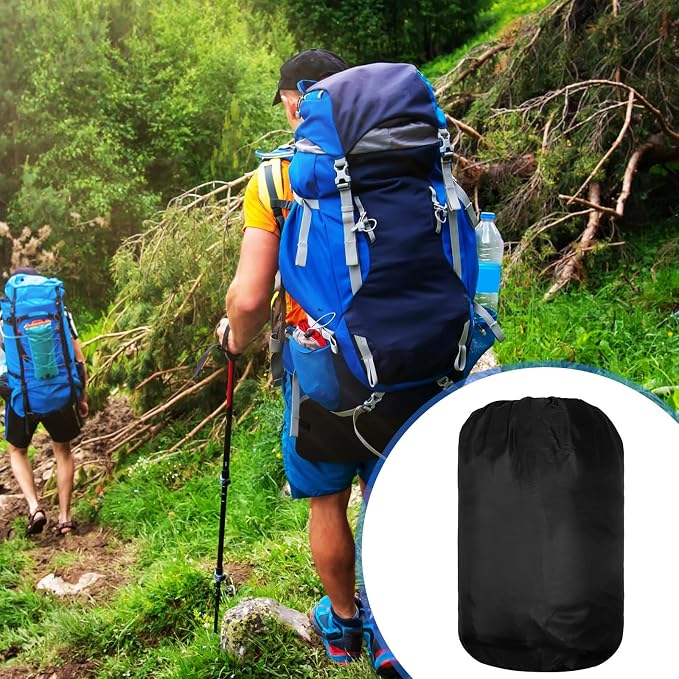 Macarrie 10 Pcs Bulk Sleeping Bags for Adults 0 Degree Waterproof Emergency Sleeping Bags with Compression Sack for Camping Hiking Backpacking Outdoor Activities