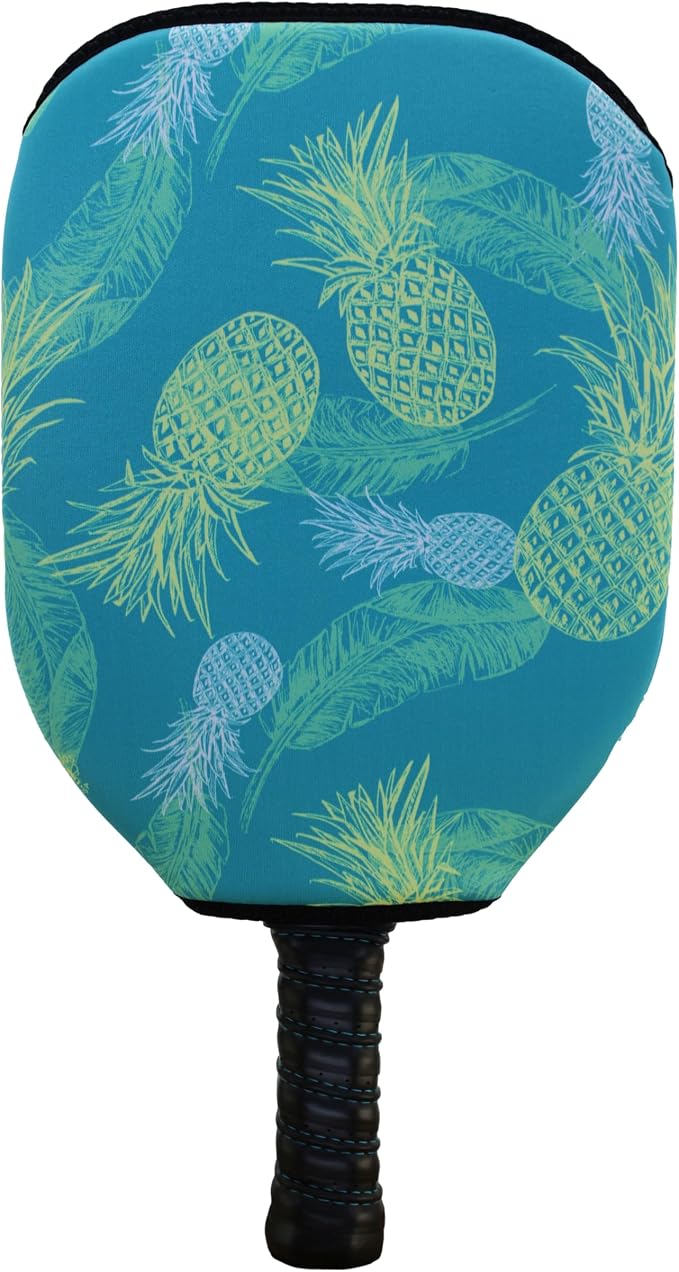 BeeJos Hawaiian Collection: Premium Slip-On Pickleball Paddle Cover-Fits Standard Size Paddles-Zipperless (Paddle not Included)