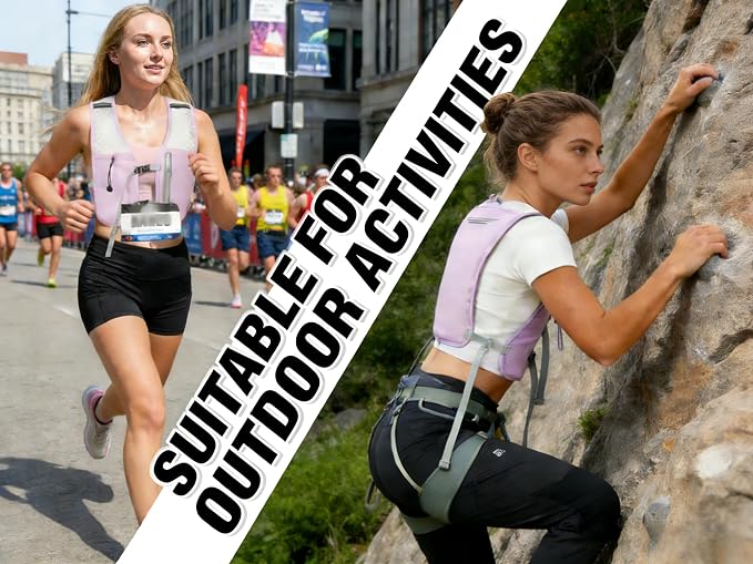 Running Vest for Women Men Hydration Backpack with 500ml Soft Flask Lightweight Water Pack