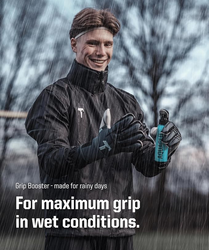 T1TAN Goalie Glove Spray for Soccer – TURBOCLEAN & AQUAGLU, 200 ml (6.76 fl oz), Goalkeeper Glove Sprays, Extra Grip for All Weather Conditions