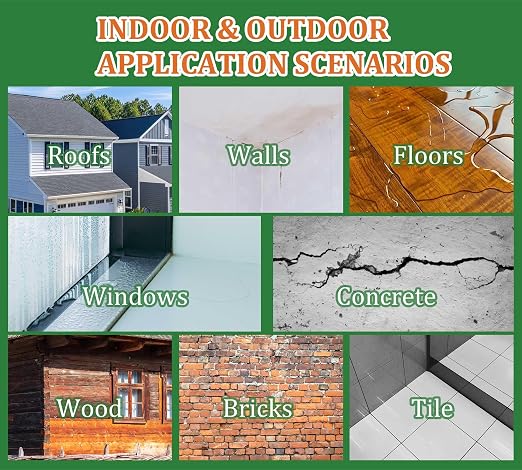 Waterproof Sealant 35oz, Transparent Waterproof Coating for Roof, Floor, Bathroom, Wall, Window, Concrete, Invisible Water Proof Agent for Repairing Leaks, Indoor & Outdoor Waterproofing Adhesive