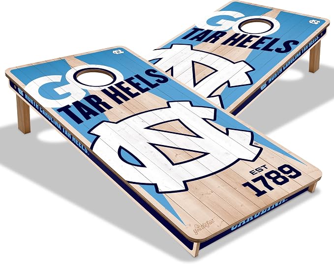 YouTheFan NCAA 2’ x 4’ Professional Wood Cornhole Game