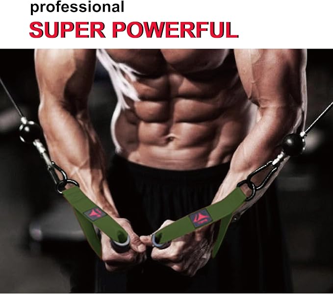 Heavy Duty Gym Workout Handles Attachment for Cable Machine,Resistance Band,Pulley System Home Exercise Equipment, Comfortable and Stronger Grip