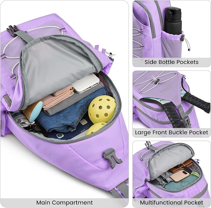 G4Free Pickleball Sling Bag for Women - Lightweight Crossbody Sports Bag
