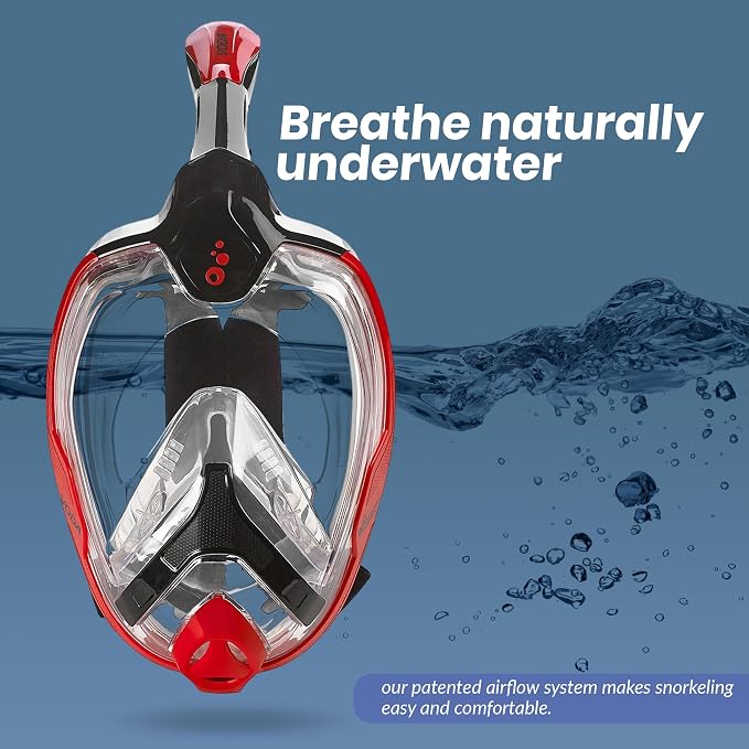 Phantom Aquatics Voda Full Face Snorkel Mask
