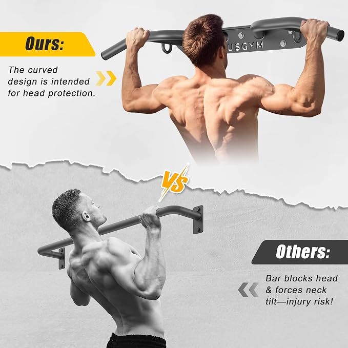 Wall Mounted Pull Up Bar and Dumbbell Rack Stand Only