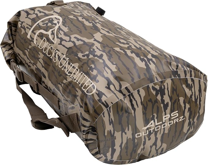ALPS OutdoorZ Ducks Unlimited Guardian Backpack Dry Bag, 35L - Mossy Oak Original Bottomland