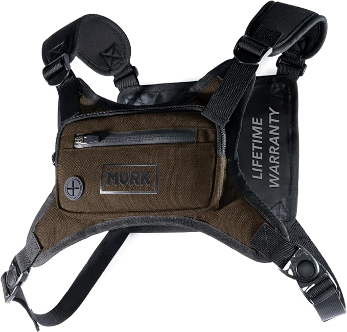 MVRK Water Resistant Running Vest Chest Pack, Phone Holder for Running, Lightweight Training Pack with Reflective Detail