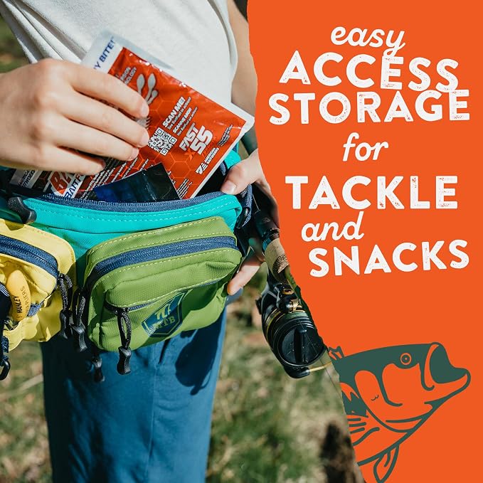 Catch Co Mystery Tackle Box Lil' Prowler Sling Fishing Lure Kit with Bonus | Multi-Color Sling Pack, Bonus Multi-Species Bait, Fishing Gear Storage, and Decal