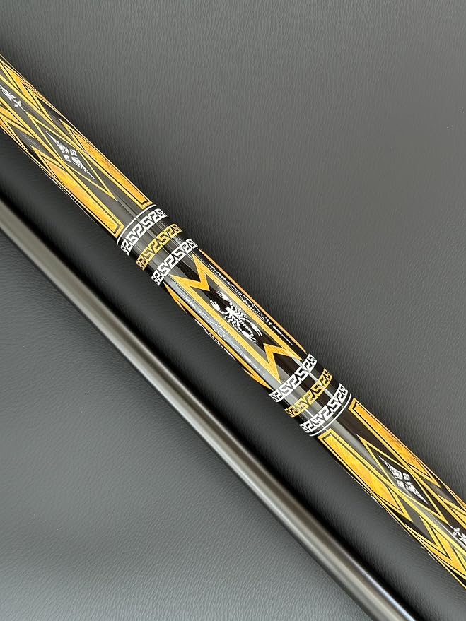 Tai ba cues Fibergalss Shaft Pool Stick with case, 13mm Multilayer Leather Tip, 58", Hardwood Canadian Maple Professional Billiard Pool Cue Stick, Quick-Release Joint, 18, 19, 20, 21 Oz (Selectable)