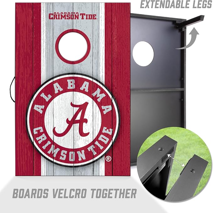 YouTheFan NCAA 2' x 3' Portable Cornhole Game with Logo Bags
