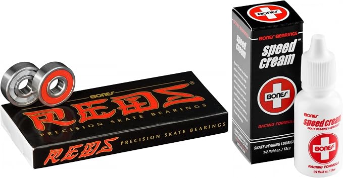 Bones Bearings REDS Bearings - 8 Pack (8 Pack w/Speed Cream)