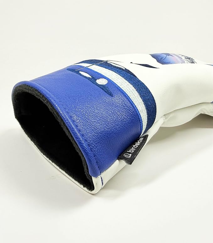 Golf Driver Headcover birdskie Premium Leather Head Cover. Digitally Printed and Embroidered Design. Head Cover for Your Driver by birdskie.