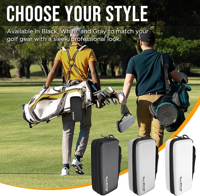 DURARANGE Golf Glove Holder Case with Glove Shaper - Portable Golf Accessories Organizer for Men & Women - Waterproof 900D Nylon, Large Capacity for Balls, Tees, Markers - Ideal Gift