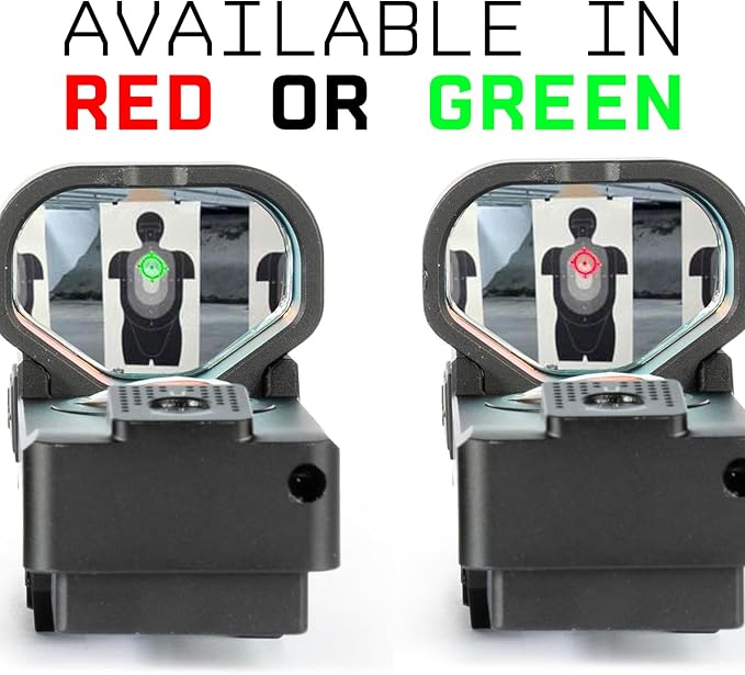 Monstrum Ares V2 Open Reflex Dot Sight for Rifles and Long Guns | with Shake Awake Illumination