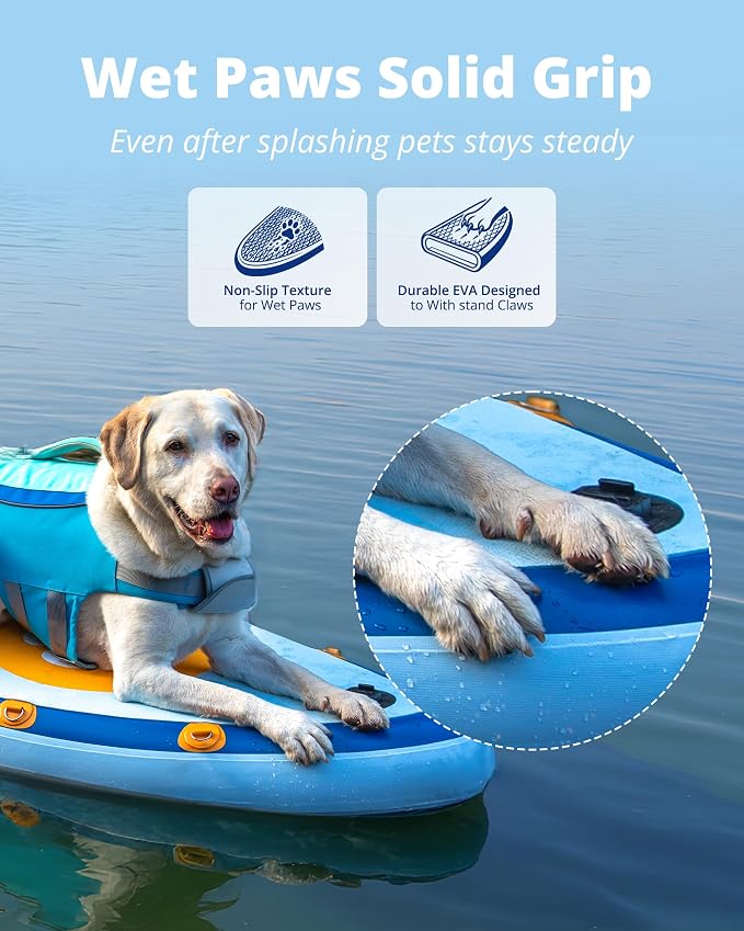 ZLX Inflatable Stand Up Paddle Board, 10'6" SUP Non-Slip Stable Deck Pad, Unique Center Fin, Premium Accessories, Paddleboard for Adults, Beginners, All Skill Levels