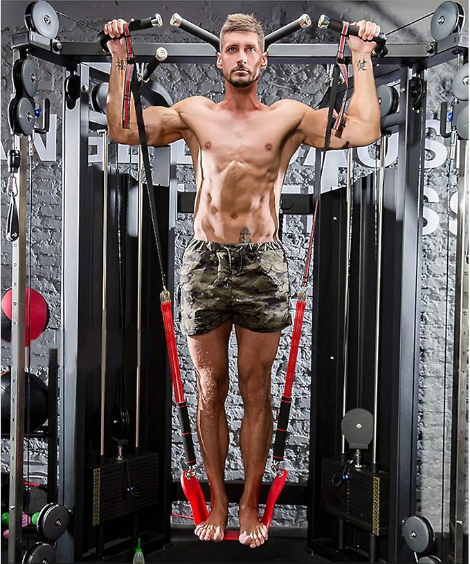 SYNTECSO 220-440Lbs Pull Up Assistance Bands - Heavy-Duty Pull Up Resistance Bands for Chin-up Workout