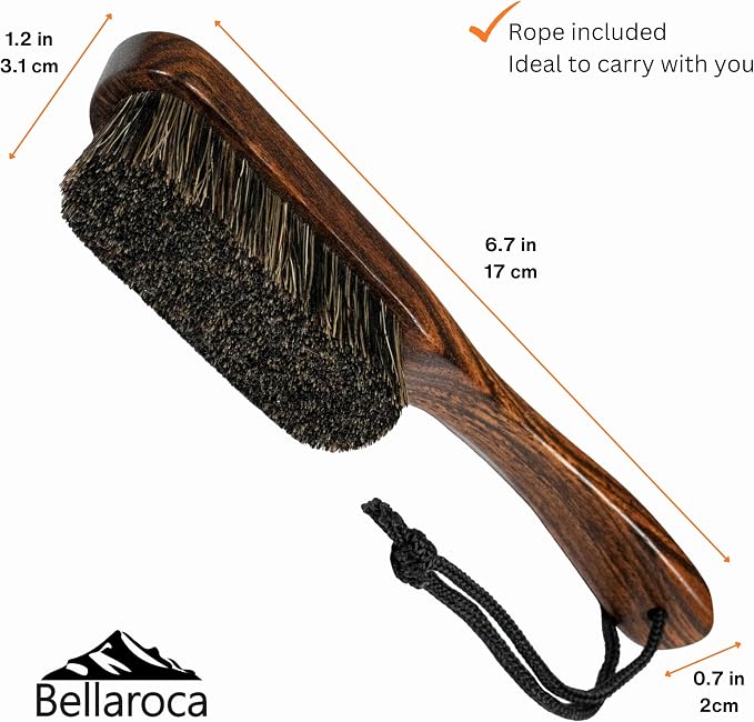 BELLAROCA® Chalk Bag and Bouldering Brush for Rock Climbing – Waterproof Climbing Set with Ergonomic Design, Adjustable Belt and Carabiner