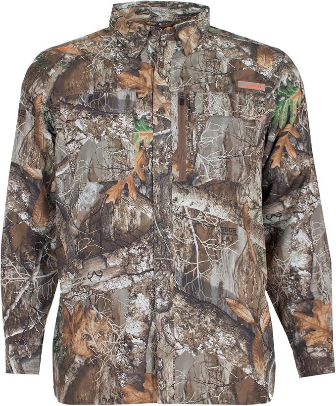 HABIT Men's Hatcher Pass Long Sleeve Camo Guide Shirt