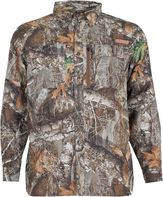 HABIT Men's Hatcher Pass Long Sleeve Camo Guide Shirt