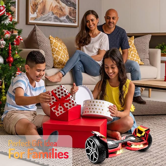 8.5” All Terrain Hover Board, Off Road Self Balancing Scooter with Bluetooth and LED Lights, UL2272 Safety Certified