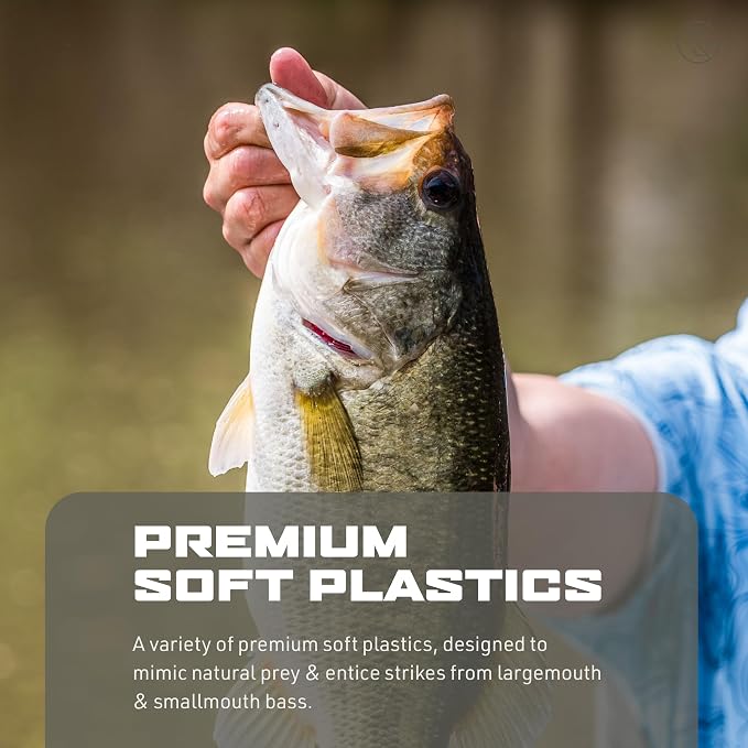 Googan Squad Mondo Kit Bass Fishing Lure Sets for Largemouth & Smallmouth Bass – Includes Premium Tackle & Mystery Box Essentials