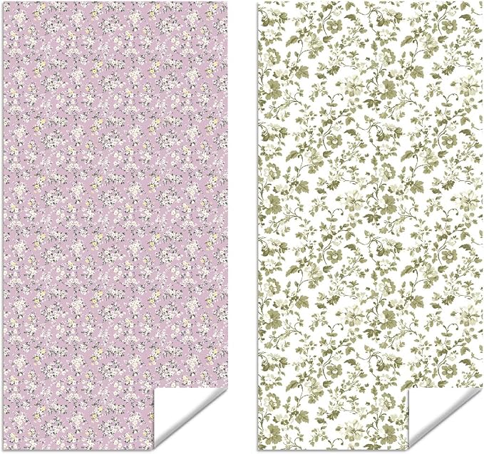 2 Pcs Microfiber Beach Towel Sand Free Quick Dry Oversized Vintage Floral Sage Green White Shabby Chic Lightweight Accessories for Adults Pool Travel Yoga Gym 71 x 32 Inches