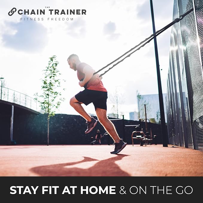 Portable Home Gym Multi-functional Basic Fitness Freedom Workout Equipment Comes in Basic, Intermediate, Advanced or Deluxe Sizes and Comes in Black or Silver