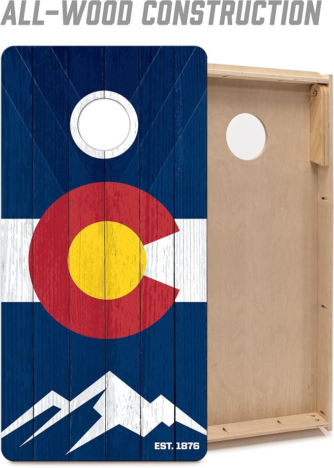 YouTheFan 2' x 4' Professional Wood Cornhole Game