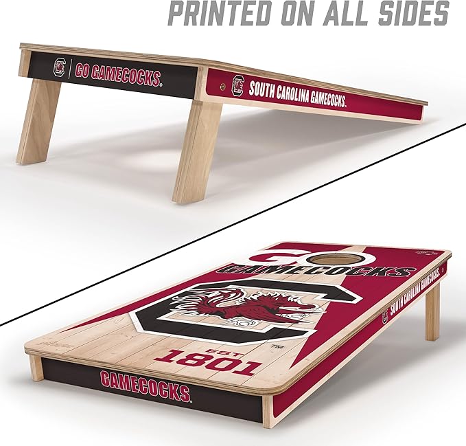 YouTheFan NCAA 2’ x 4’ Professional Wood Cornhole Game