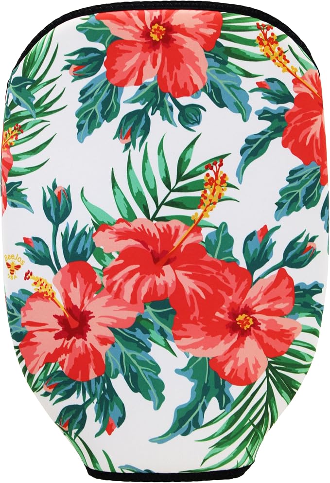 BeeJos Hawaiian Collection: Premium Slip-On Pickleball Paddle Cover-Fits Standard Size Paddles-Zipperless (Paddle not Included)