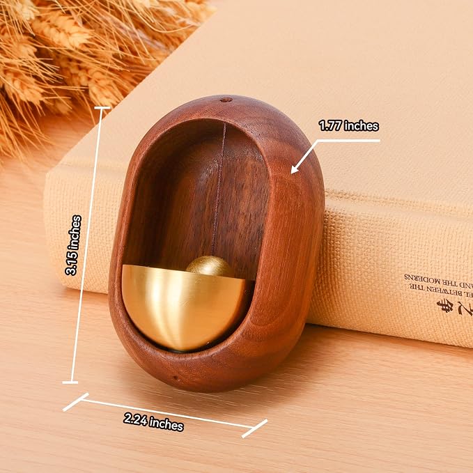 Shopkeepers Bell for Door Opening - Magnetic Attached Doorbell Chime for Business - Unique Office Ornaments and Hanging Decoration for Entrance, Fridge Sticker and Barn Door - Creative Present