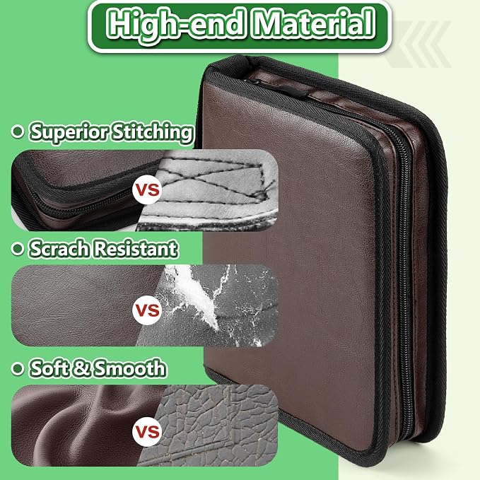 Golf Accessories for Men Women, Golf Gift Stuff with Hi-End Case, Golf Tees, Golfeball Marker, Golfer Towel, Club Brush, Divot Repair Tool, Stroke Counter and Marker Pens for Any Golf Fan, Souvenir