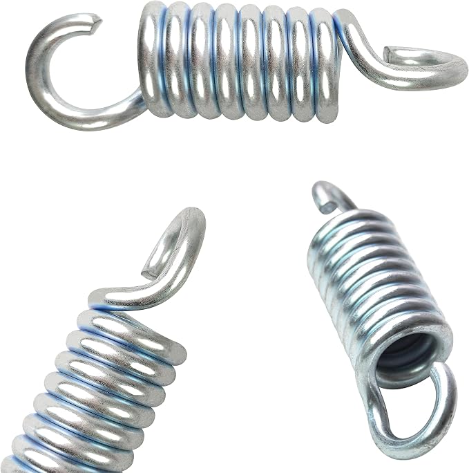 Spring Hook for Patio Swing 990lbs Capacity Hammock Swing Accessories 4.52 Inch Galvanized Extended Hooks 2pcs (Extended Cross Swing Spring)