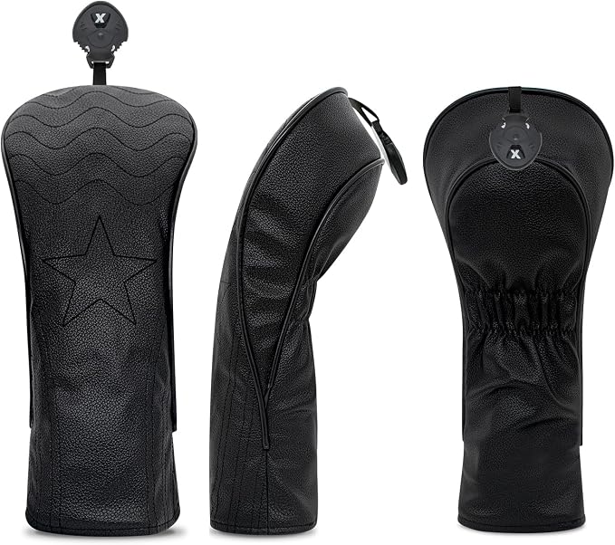 Golf Accessories Golf Club Covers for Golf Driver Headcovers Fairway Wood Headcover Hybrid Head Covers for Men Women Golfer Fit the Most Brands