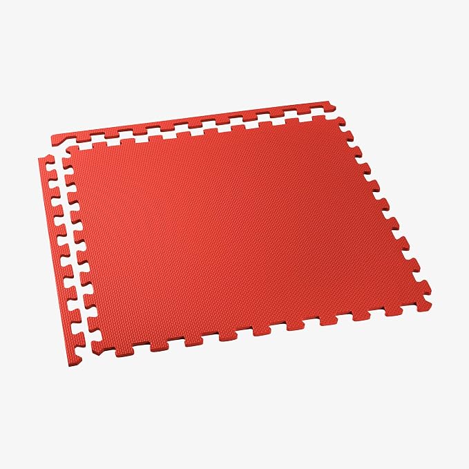 We Sell Mats 1/2 Inch Thickness Multipurpose EVA Foam Floor Tiles, Interlocking Floor Mat for Indoor Gym and Home Use, 24 in x 24 in, Multicolor