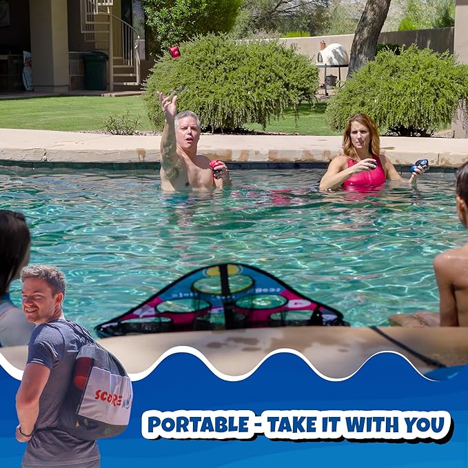 TOSS & ROLL NN' Hole - Portable Cornhole Game for Water or Land | for All Ages