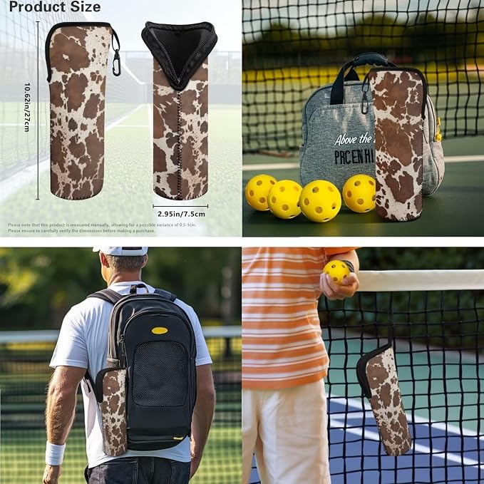 Pickleball Paddles Set 3PCS Pickleball Paddle Case Pickleball Racket Pickleball Bag Ideal for Beginners Gifts