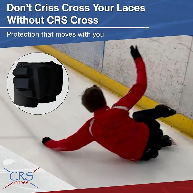 CRS Cross Extra Thick Padded Figure Skating Shorts. Double Thickness Crash Pad Pants for Roller, Inline, Ice Skating. Fall Impact Protection for Butt, Hips, and Tailbone (1.5 inch Thick Pads)