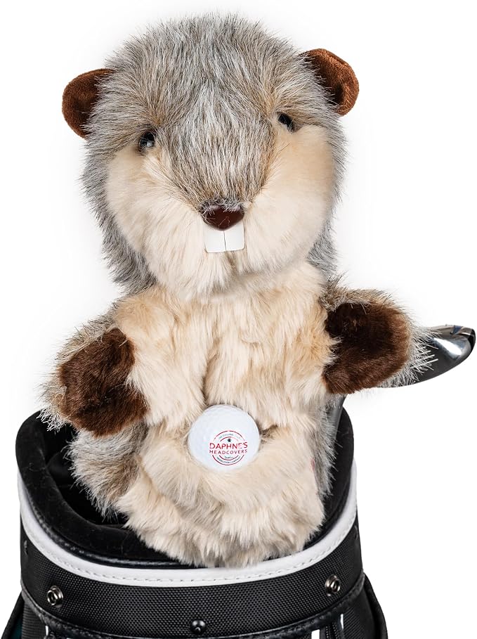 Daphne's Headcovers Gopher Driver Headcover Funny Golf Club Cover Stylish Protection for Club Headcover Men and Women