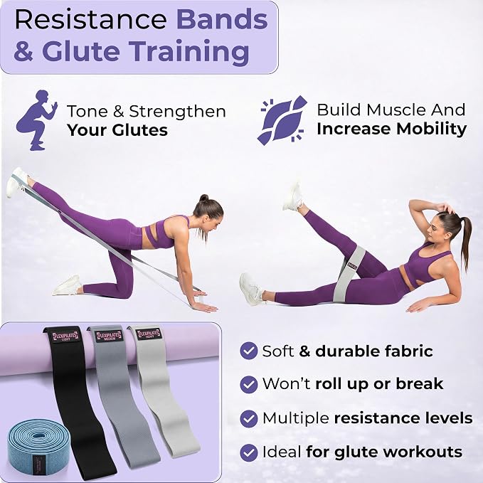 Pilates Ring Kit with Video Workout Guide, Studio Grade Anti-Deformation Pilates Kit with Ankle Weights for Women, Pilates Equipment Set for Beginner with Pilates Essentials kit for Women