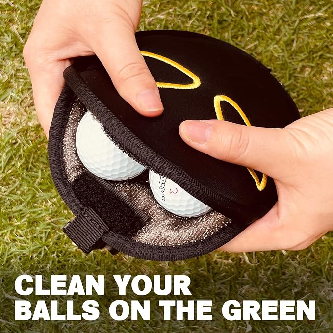 Golf Club Cleaner Bag and Telescopic Golf Ball Retriever for Water
