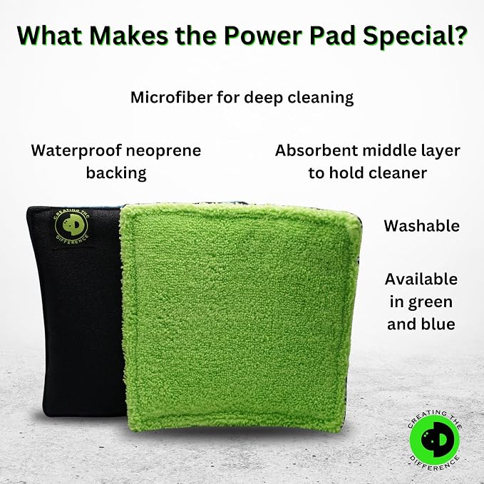 Creating the Difference Power Pad | Microfiber Bowling Ball Cleaning Towel | Bowling Ball Cleaner | Removes Dirt & Oil | Bowling Supplies & Accessories