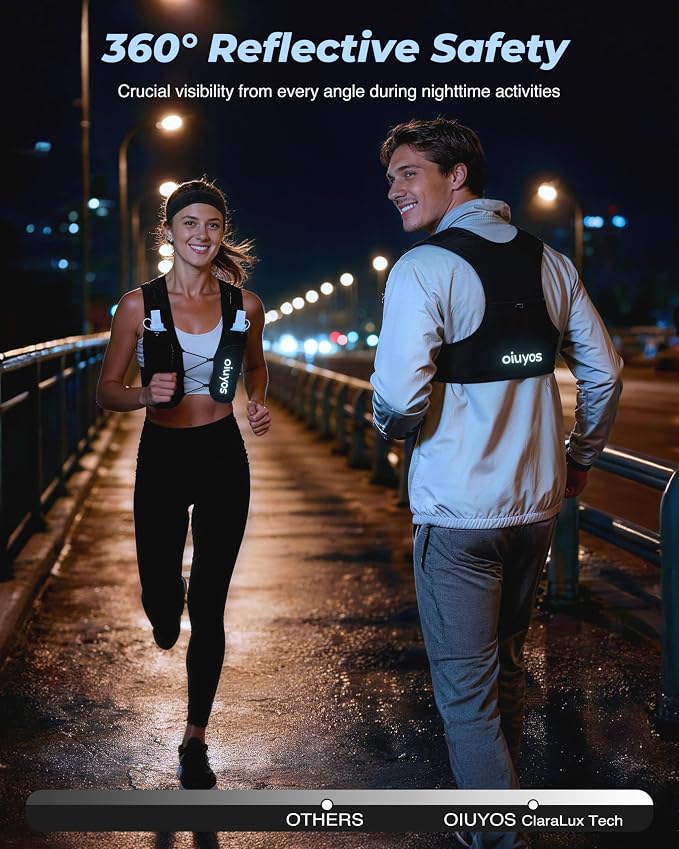 Running Vest (Small) & 2 Pack Soft Water Bottle