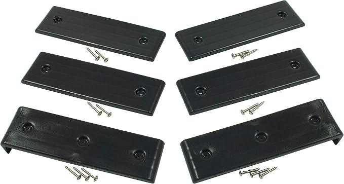 Ironwood Pacific E-Z Slide Boat Trailer Slides and Bunkenders for 4” bunks – in Black or White