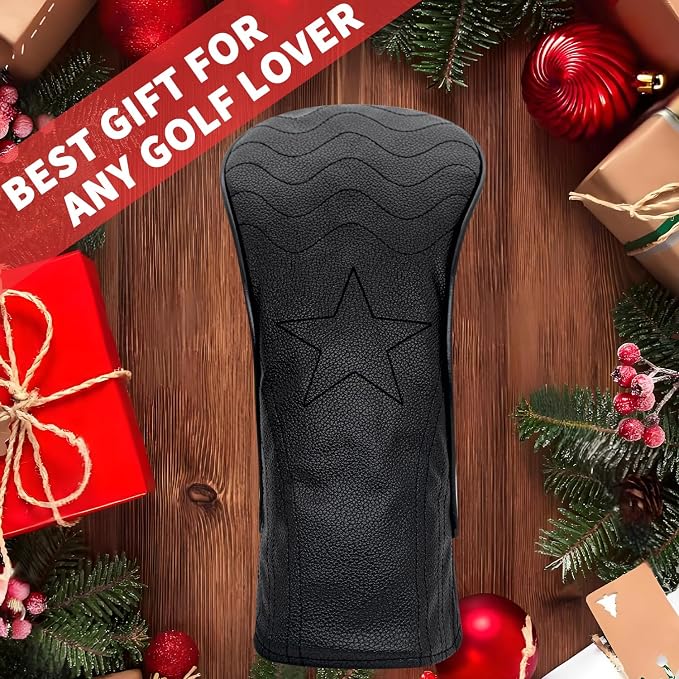 Golf Accessories Golf Club Covers for Golf Driver Headcovers Fairway Wood Headcover Hybrid Head Covers for Men Women Golfer Fit the Most Brands