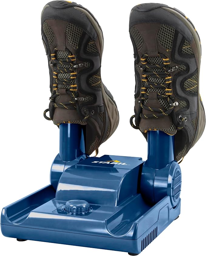 DRYGUY Stabil Dryer for Boots, Shoes, & Gloves with Articulating Ports, Blue